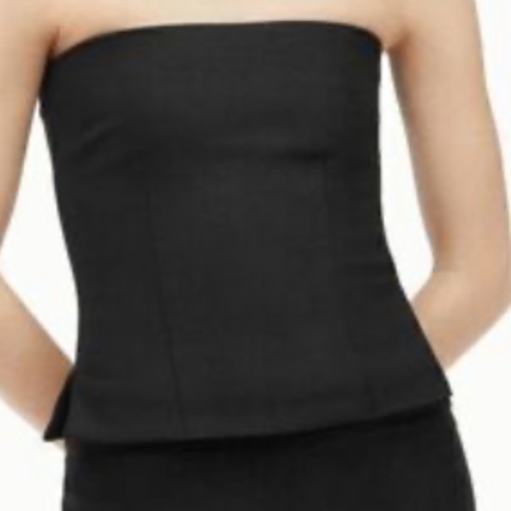 Zara Narciso Rodriguez Limited Edition Strapless Top NWT size M